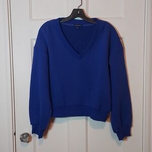 Beyond Yoga Put Together Pullover Sapphire Blue Sweatshirt